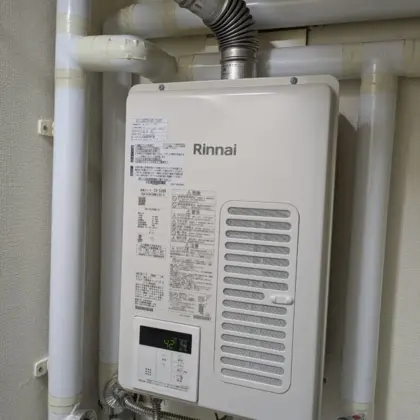 北海道札幌市北区 交換後の給湯器 リンナイ RUX-V1615SWFA(B)-E