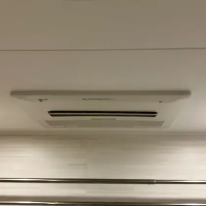 大阪府茨木市 交換後の浴室乾燥機 ノーリツ BDV-4106AUKNC-J3-BL