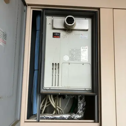 大阪府大阪市此花区 交換前の給湯器 パーパス GH-SD2700ATH