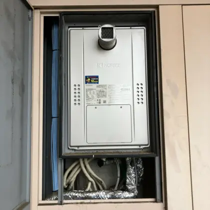 大阪府大阪市此花区 交換後の給湯器 ノーリツ GTH-CP2470SAW3H-T BL