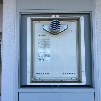 茨城県龍ケ崎市 交換前の給湯器 ノーリツ GT-2428AWX-T