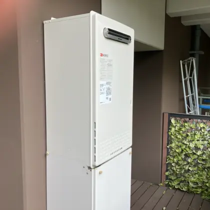 東京都中央区 交換後の給湯器 ノーリツ GQ-C5032WZQ