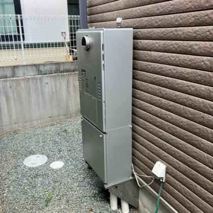 兵庫県神戸市垂水区 交換後の給湯器 ノーリツ GTH-C2470PWAW3H BL