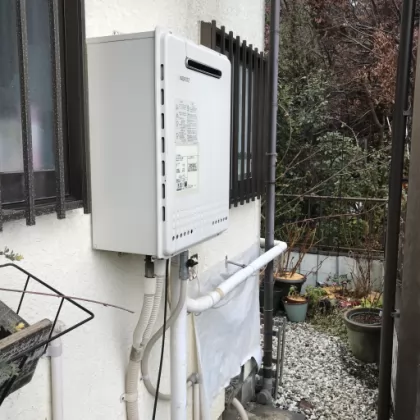東京都あきる野市 交換前の給湯器 ノーリツ GT-2428AWX