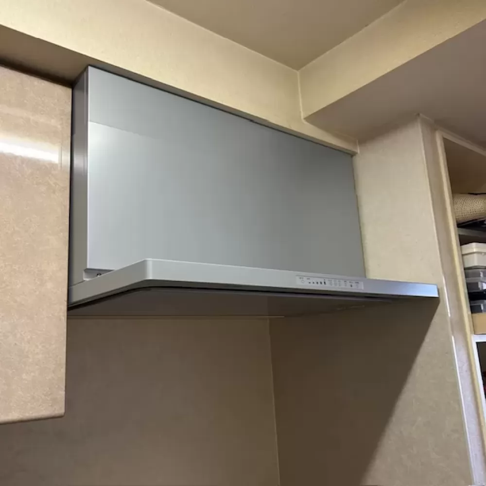 WNBSK908HDXMSILのレンジフード交換工事