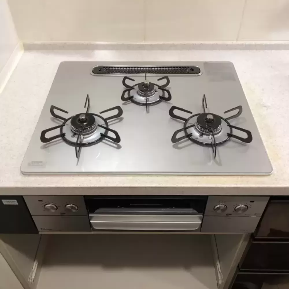 PD-893WS-U60GHのビルトインガスコンロ交換工事