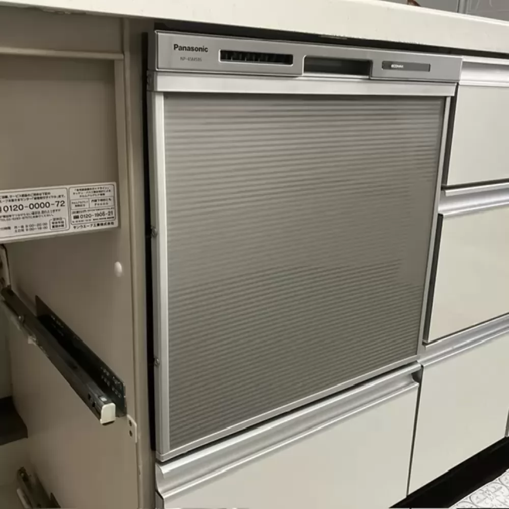 NP-45MS9Sのビルトイン食洗機工事