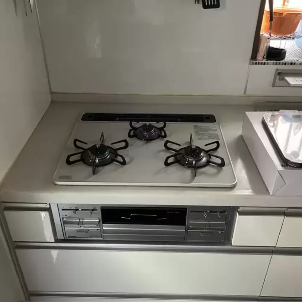 PD-509WS-60CVのビルトインガスコンロ交換工事