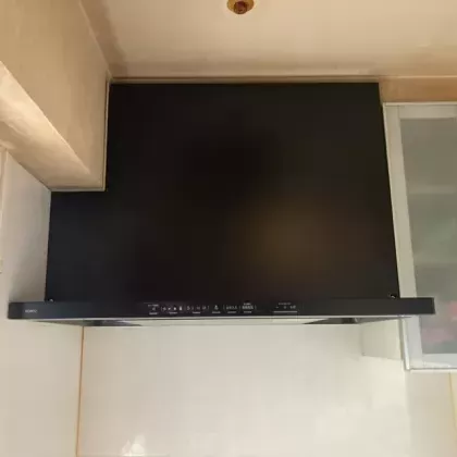 愛知県名古屋市瑞穂区 交換後のレンジフード ノーリツ NFG9S25MBA