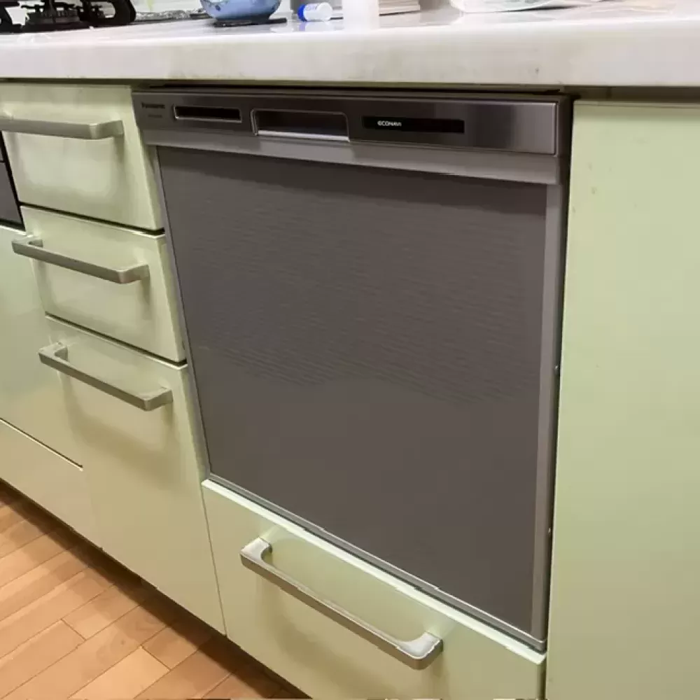 NP-45MS9Sのビルトイン食洗機交換工事
