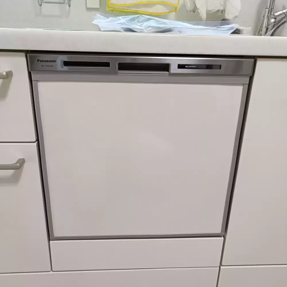 NP-45MS9Sのビルトイン食洗機交換工事