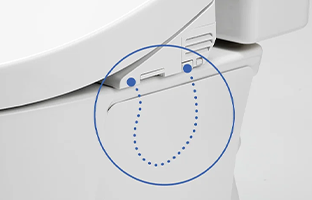 便座コード内蔵